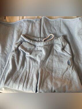 Wide leg free people sweatpants